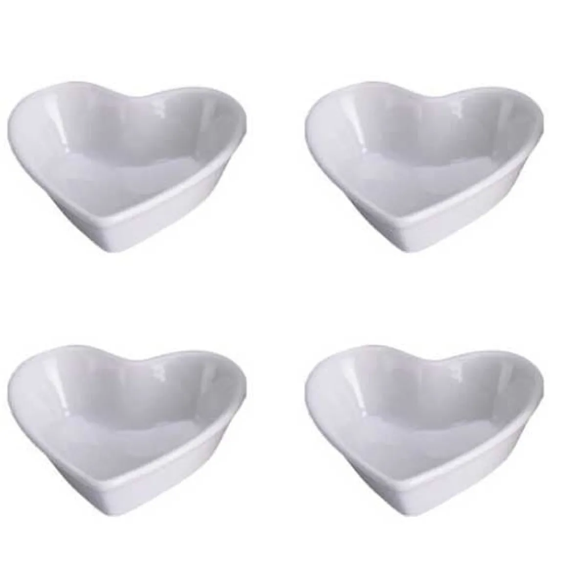 Miseczki na przekąski z porcelany, 4 szt.