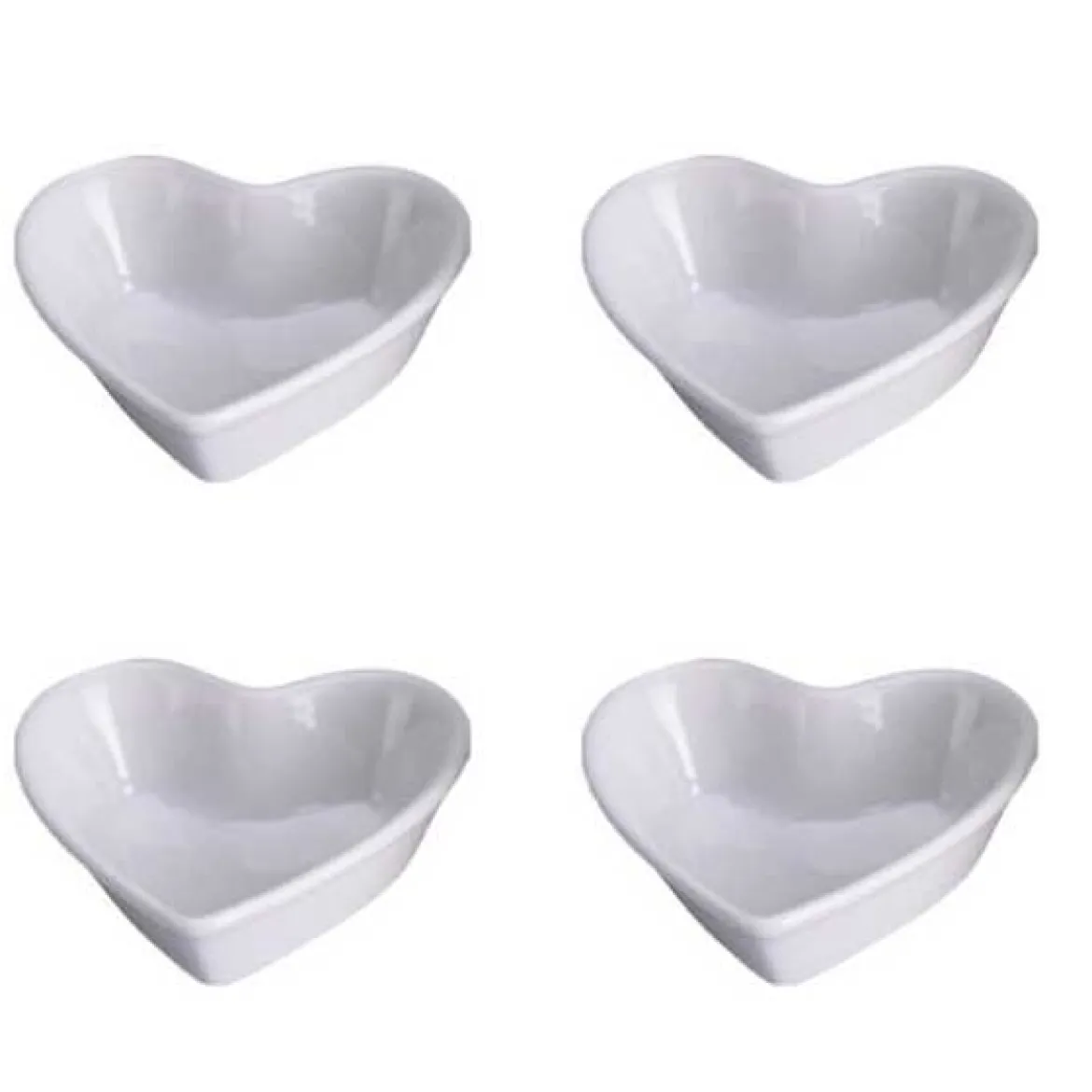 Miseczki na przekąski z porcelany, 4 szt.