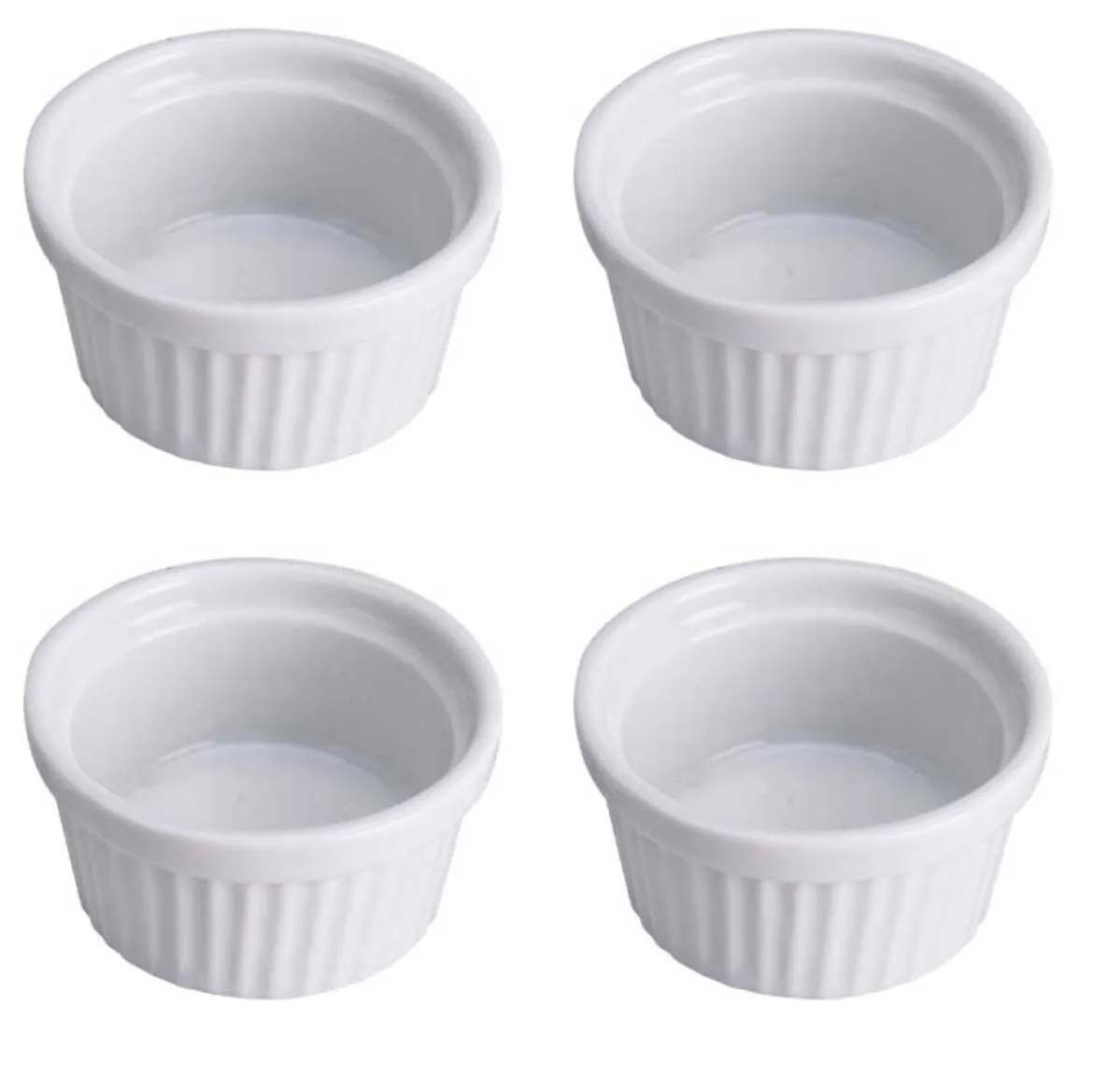 Miseczki na przekąski z porcelany, 4 szt.