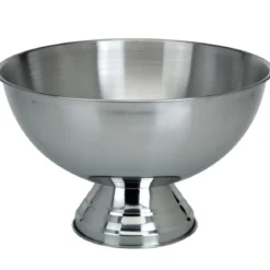 Miska ze stali nierdzewnej - na owoce, poncz - 38 cm, matowa