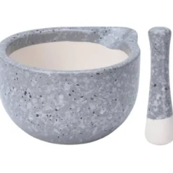 Moździerz kuchenny z tłuczkiem, ceramiczny