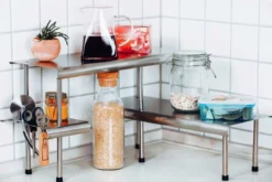 Narożna półka kuchenna Massivo TRIO, 2 poziomy