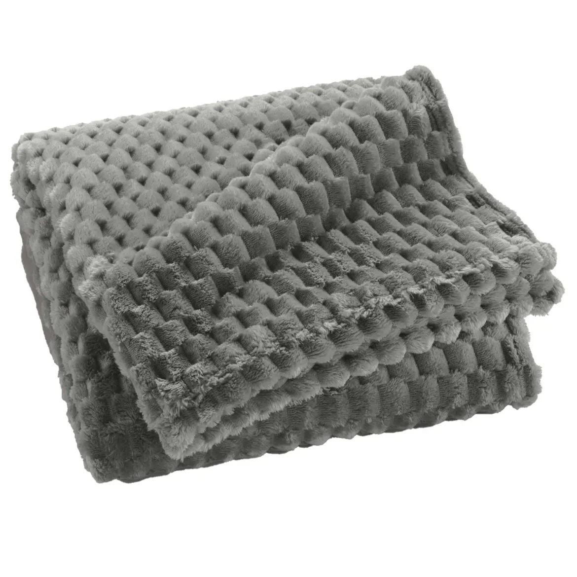 Narzuta flanelowa 125 x 150 cm FROSTY