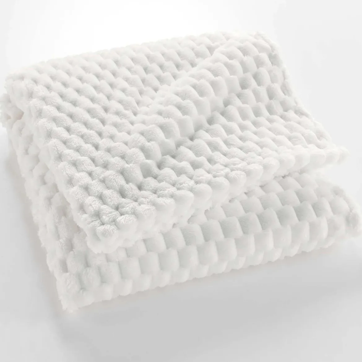 Narzuta flanelowa 125 x 150 cm FROSTY
