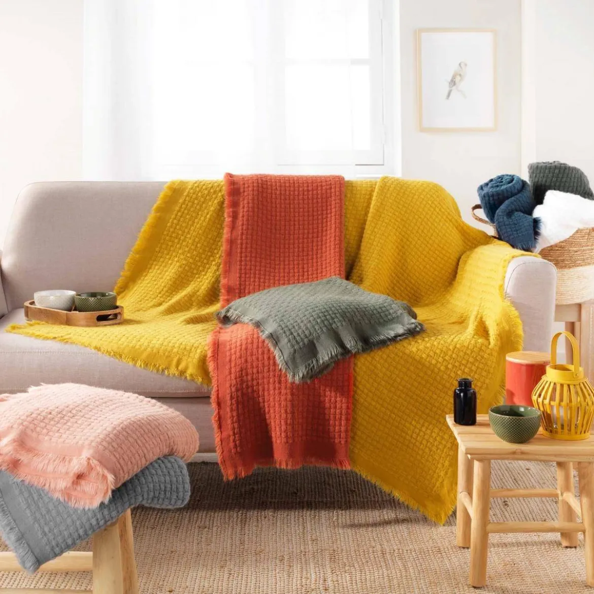 Narzuta na kanapę CORALINE, 125 x 150 cm