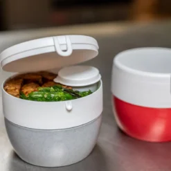 Śniadaniówka, pojemnik na sałatkę i sos BENTOBOX L, 3 elementy, KOZIOL
