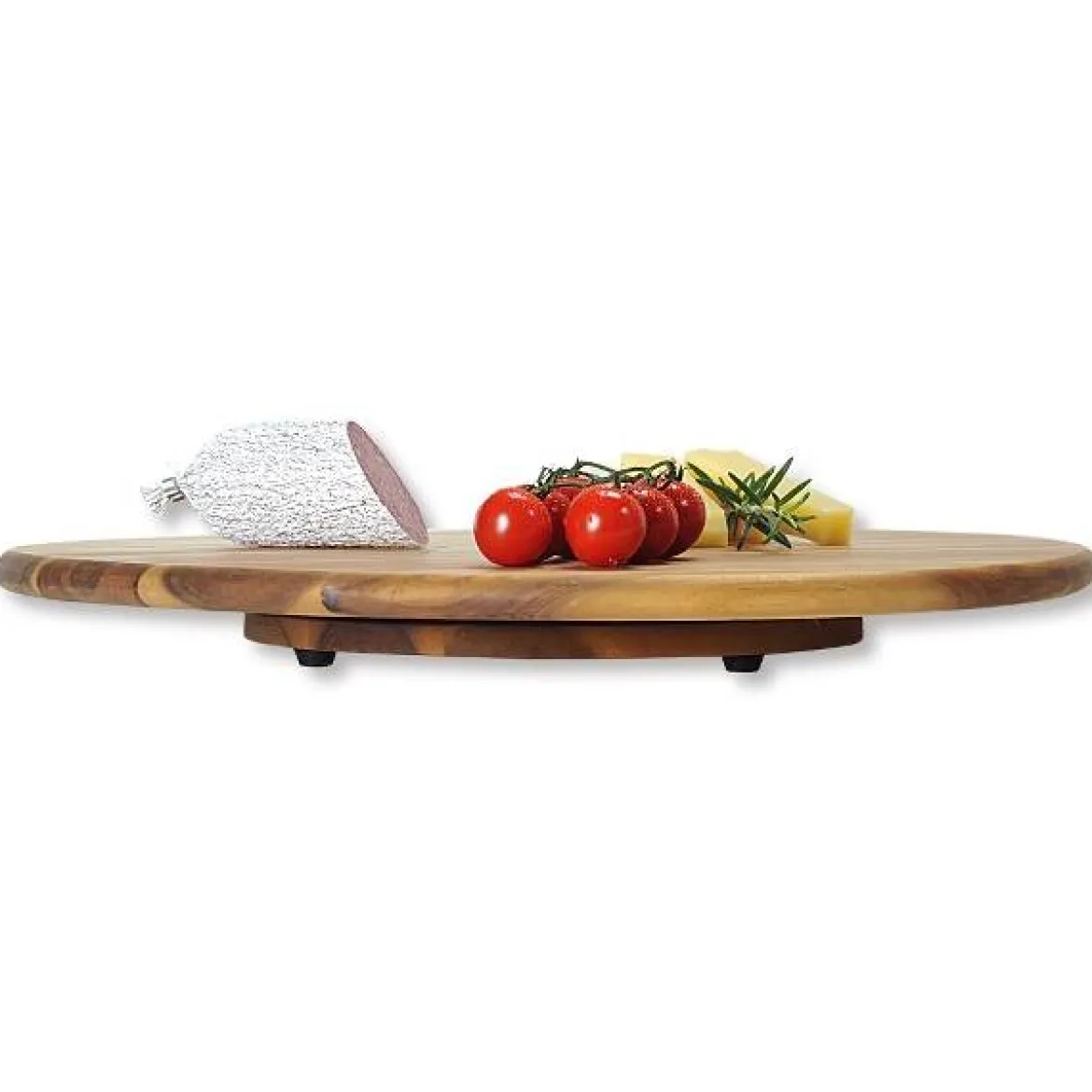 Obrotowa taca do serwowania przekąsek z drewna akacjowego, Ø 40 cm, Kesper