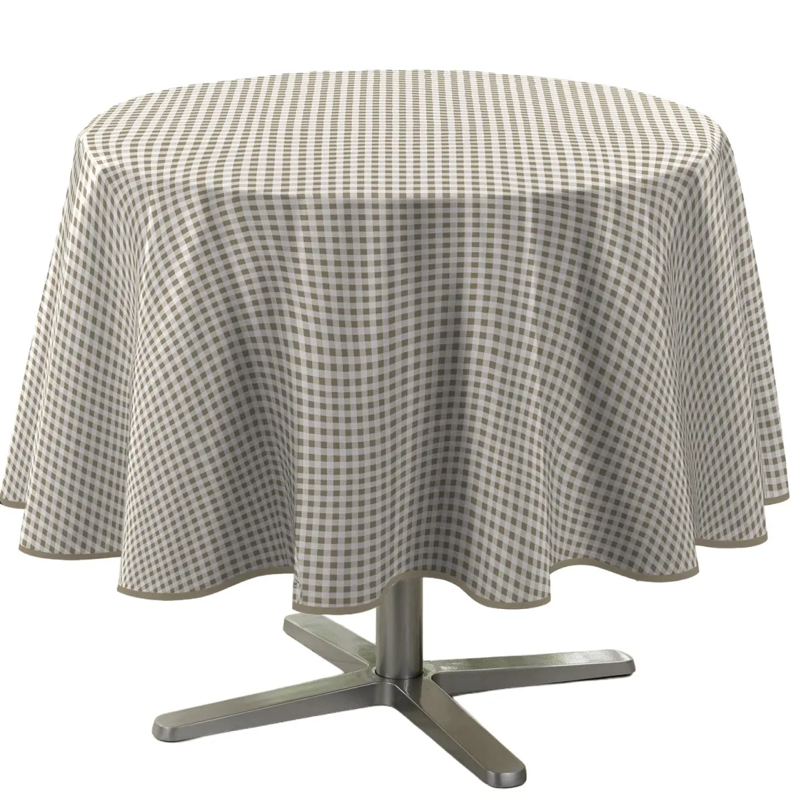 Obrus okrągły MINI VICHY, Ø 160 cm, kratka