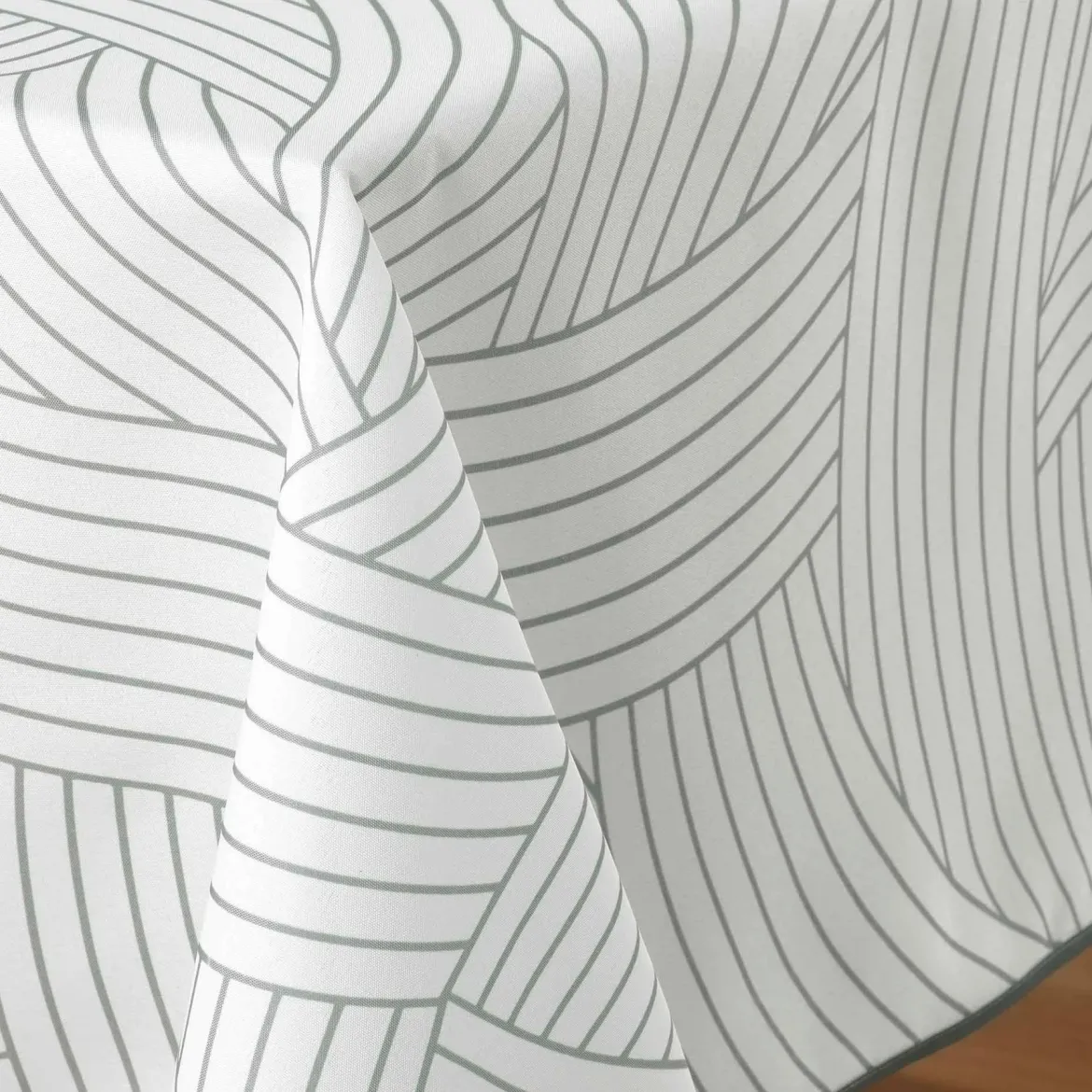 Obrus poliestrowy z nadrukiem LINEA, 150 x 200 cm