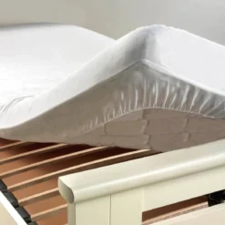 Ochraniacz na materac MOLLY, gruba bawełna flanelowa,160 x 200 cm