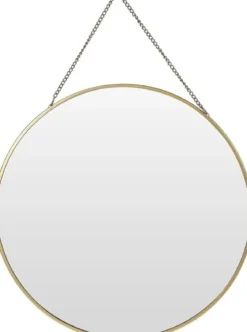 Okrągłe LUSTRO ścienne z zawieszką