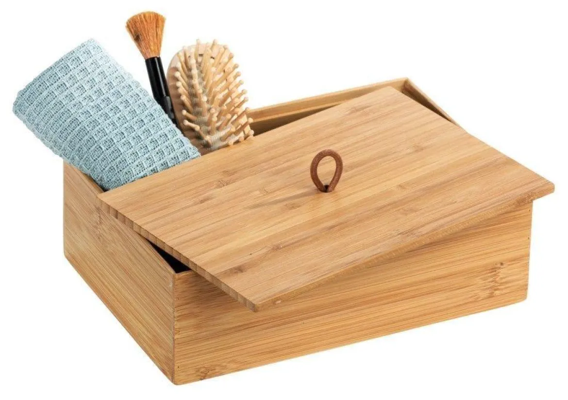 Organizer łazienkowy TERRA, bambus, 22 x 15 cm, WENKO