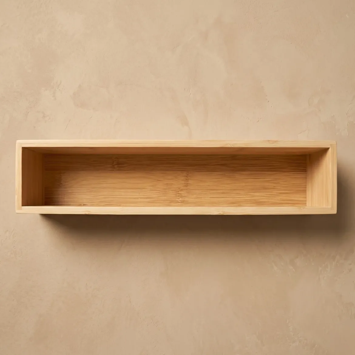 Organizer biurkowy bambusowy, 38 x 8 x 7 cm