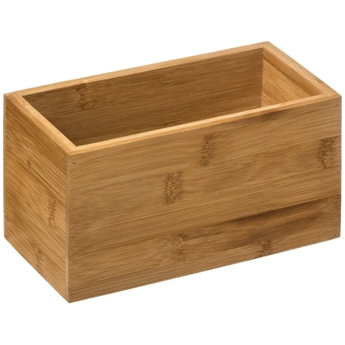 Organizer do przechowywania, schowek, bambus, 18x9x9,5 cm