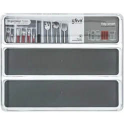 Organizer na sztućce, 3 przegrody, 40 x 32 cm, 5five Simply Smart