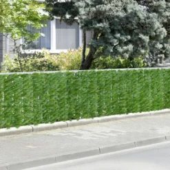 Osłona ogrodowa sztuczny bluszcz, odporna na UV, 3 x 1 m