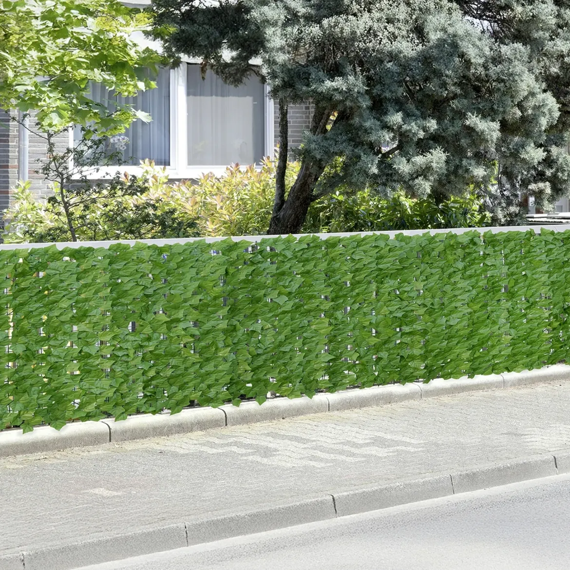 Osłona ogrodowa sztuczny bluszcz, odporna na UV, 3 x 1 m