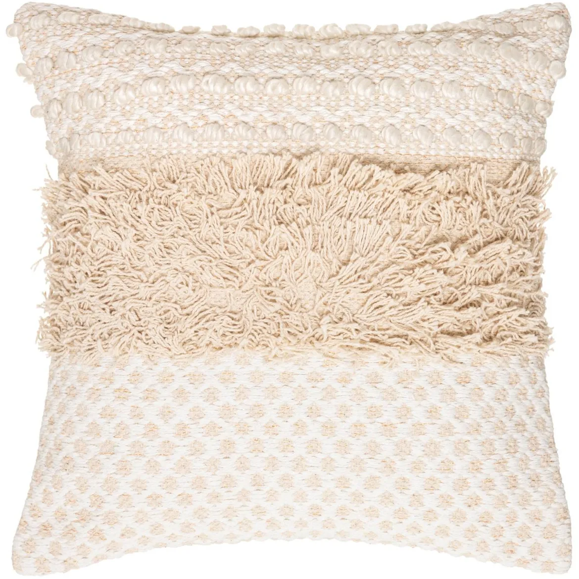 Ozdobna poduszka Cot Sand, bawełniana, boho, 40 x 40 cm