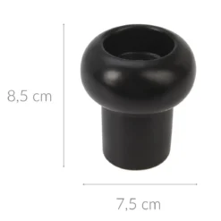Ozdobny świecznik ceramiczny, 8,5 cm