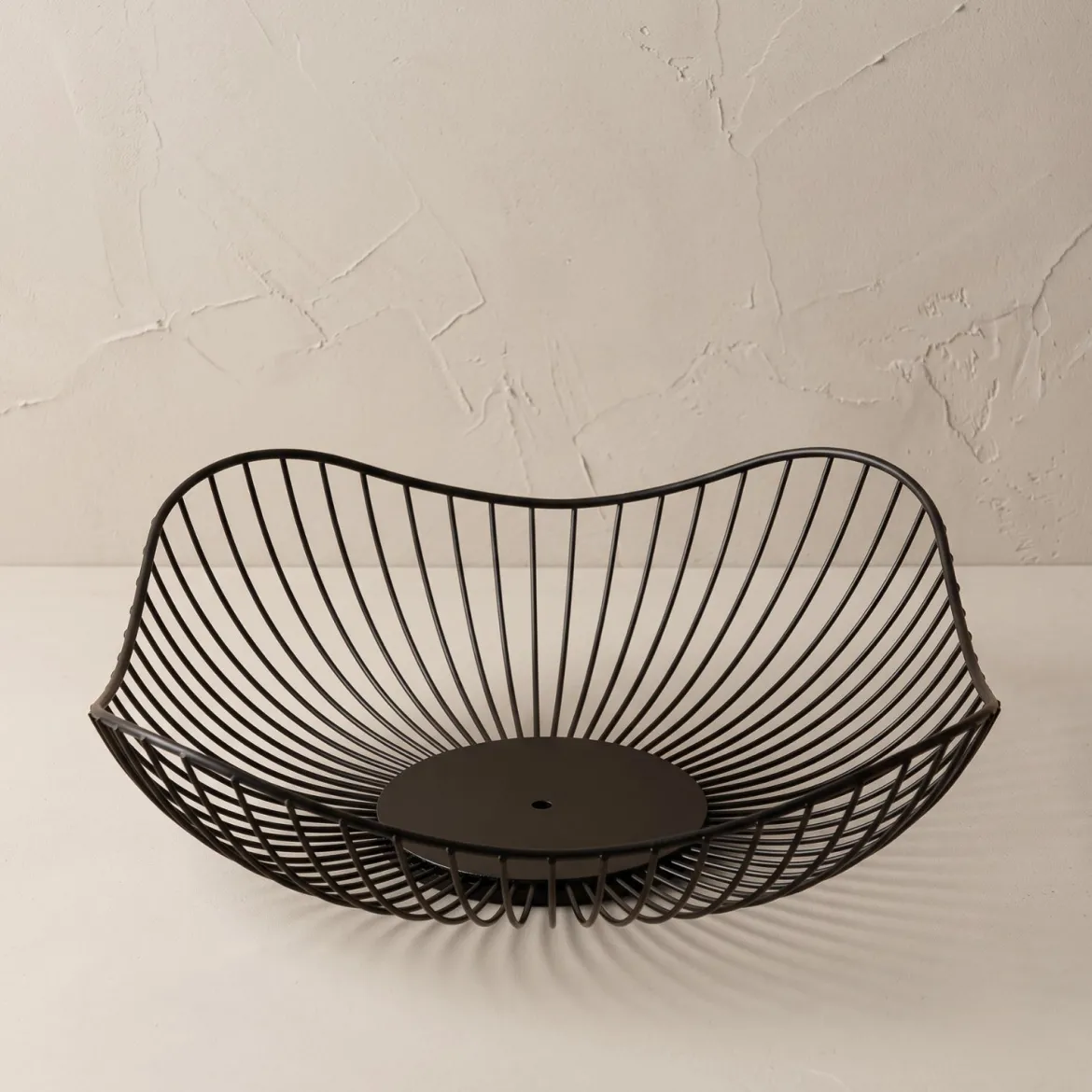 Patera na owoce dwupoziomowa metalowa, 29 x 29 x 24 cm