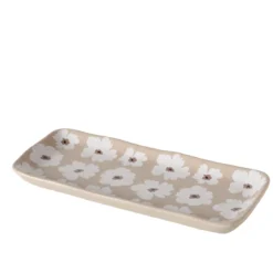 Patery ceramiczne w kwiaty, 13 - 15 cm, CANEA