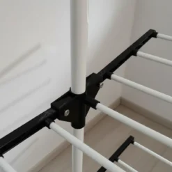 Pionowa suszarka na pranie z miejscem na wieszaki, 160 cm, ALTO
