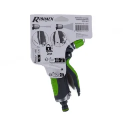 Pistolet do węża ogrodowego RIBIMEX, regulacja strumienia, soft touch