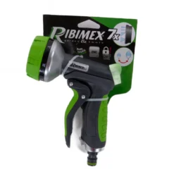 Pistolet do węża ogrodowego RIBIMEX, regulacja strumienia, 7 trybów