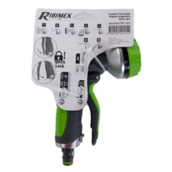 Pistolet do węża ogrodowego RIBIMEX, regulacja strumienia, 7 trybów