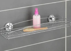Półka łazienkowa MILAZZO, Vacuum-Loc - stal chromowana, WENKO