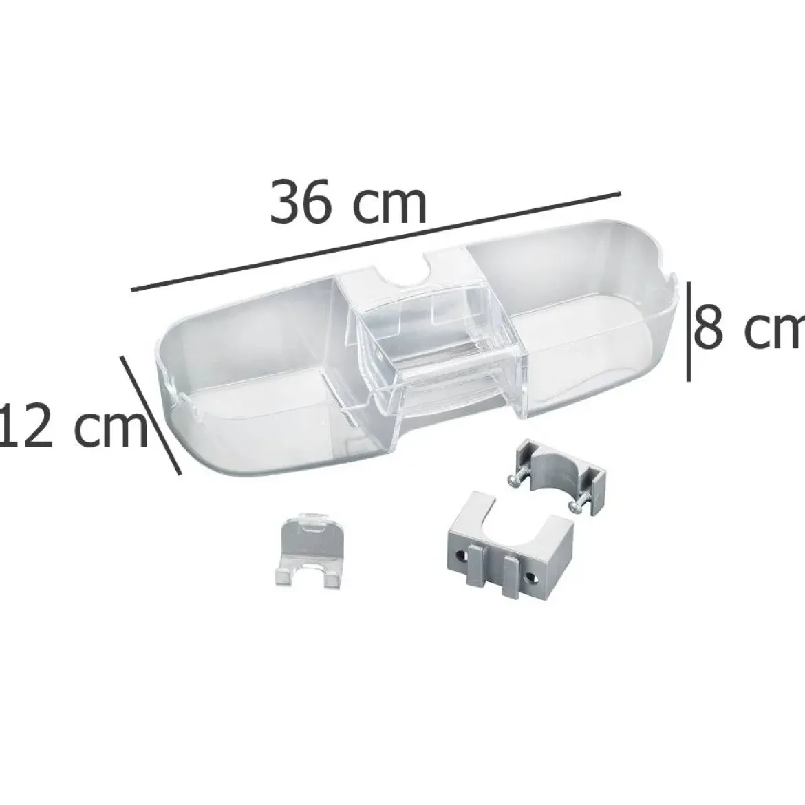 Półka łazienkowa pod prysznic CADDY Premium montowana na drążku prysznica, WENKO
