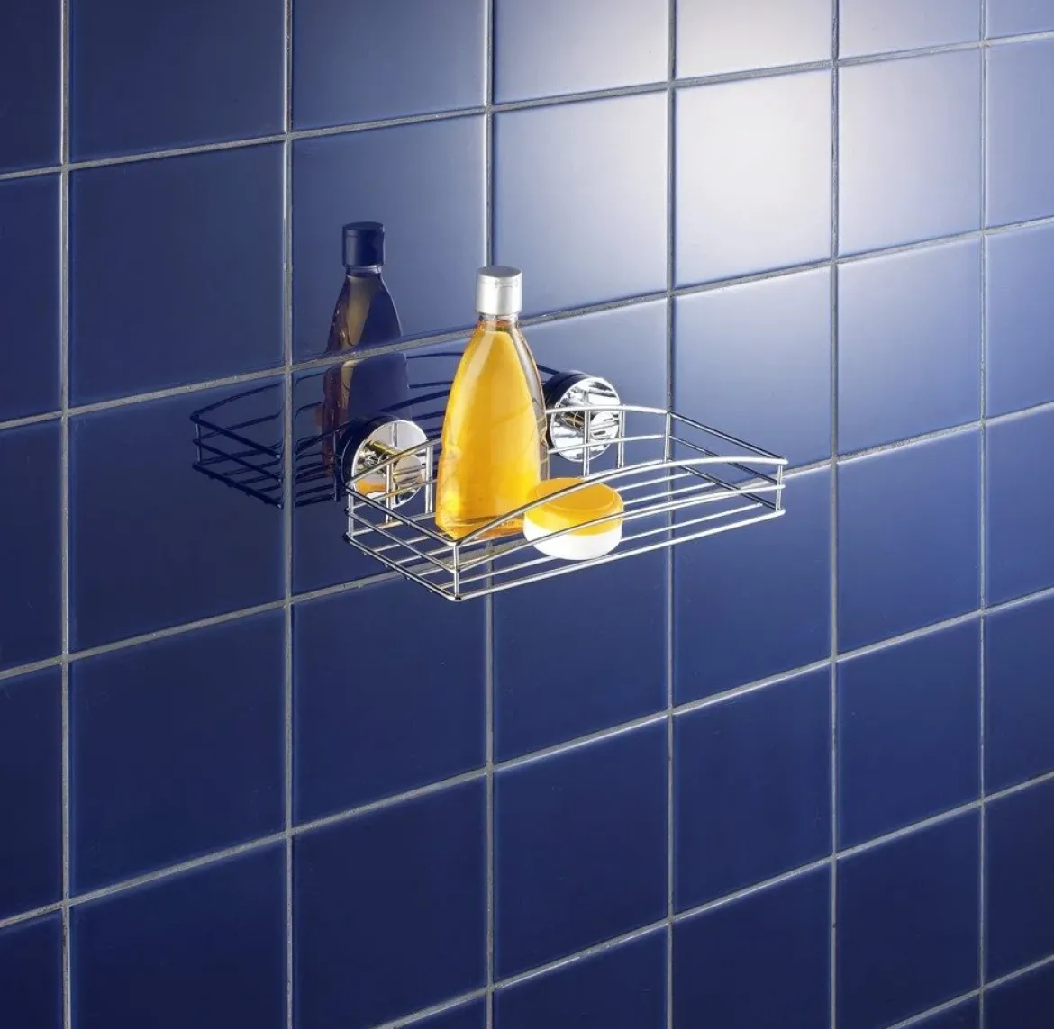 Półka łazienkowa Vacuum-Loc - stal chromowana, WENKO
