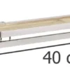 Półka kuchenna na przyprawy z relingiem Bamboo Premium, WENKO