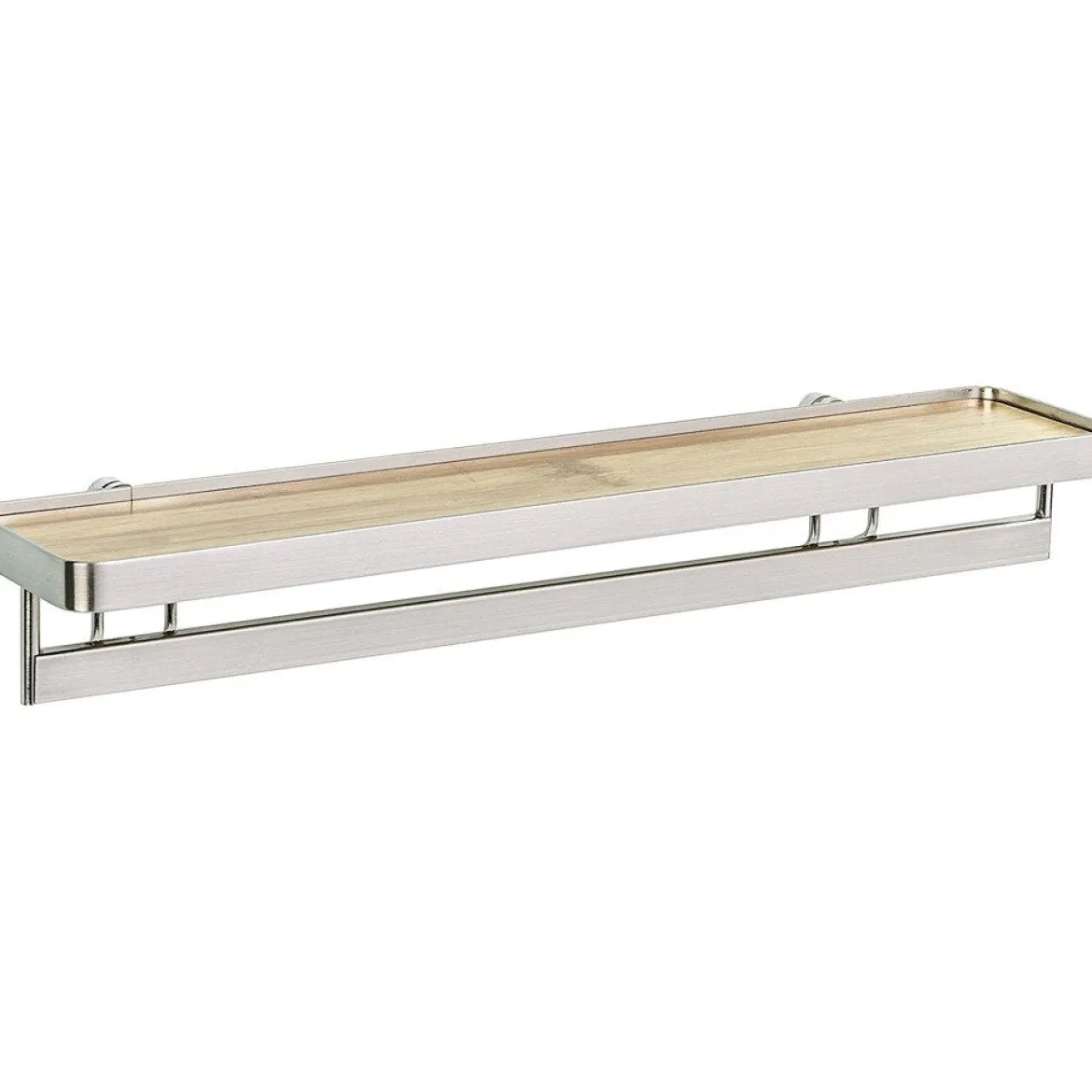 Półka kuchenna na przyprawy z relingiem Bamboo Premium, WENKO
