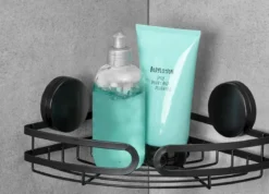 Półka pod prysznic PAVIA Static-Loc, narożna, WENKO