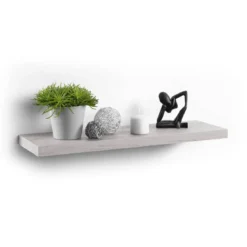 Półka wisząca na ścianę z MDF, dł. 75 cm