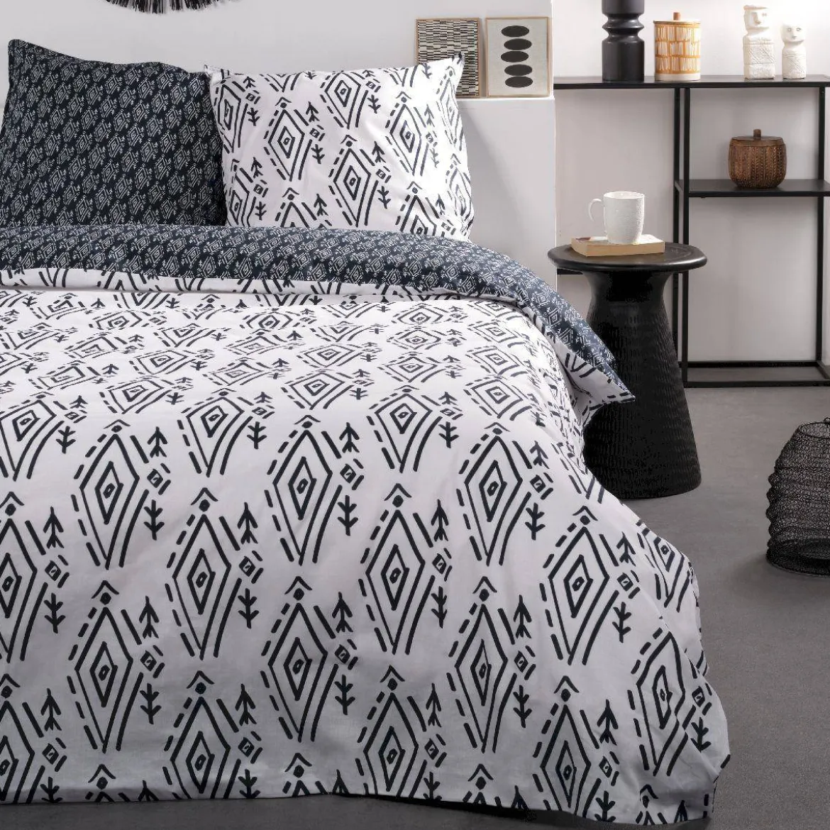 Pościel bawełniana Deco Pattern, dwustronna, 220 x 240 cm