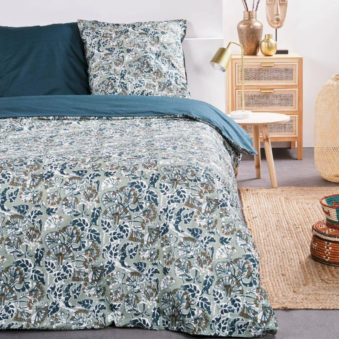 Pościel bawełniana Deco Pattern, dwustronna, 220 x 240 cm