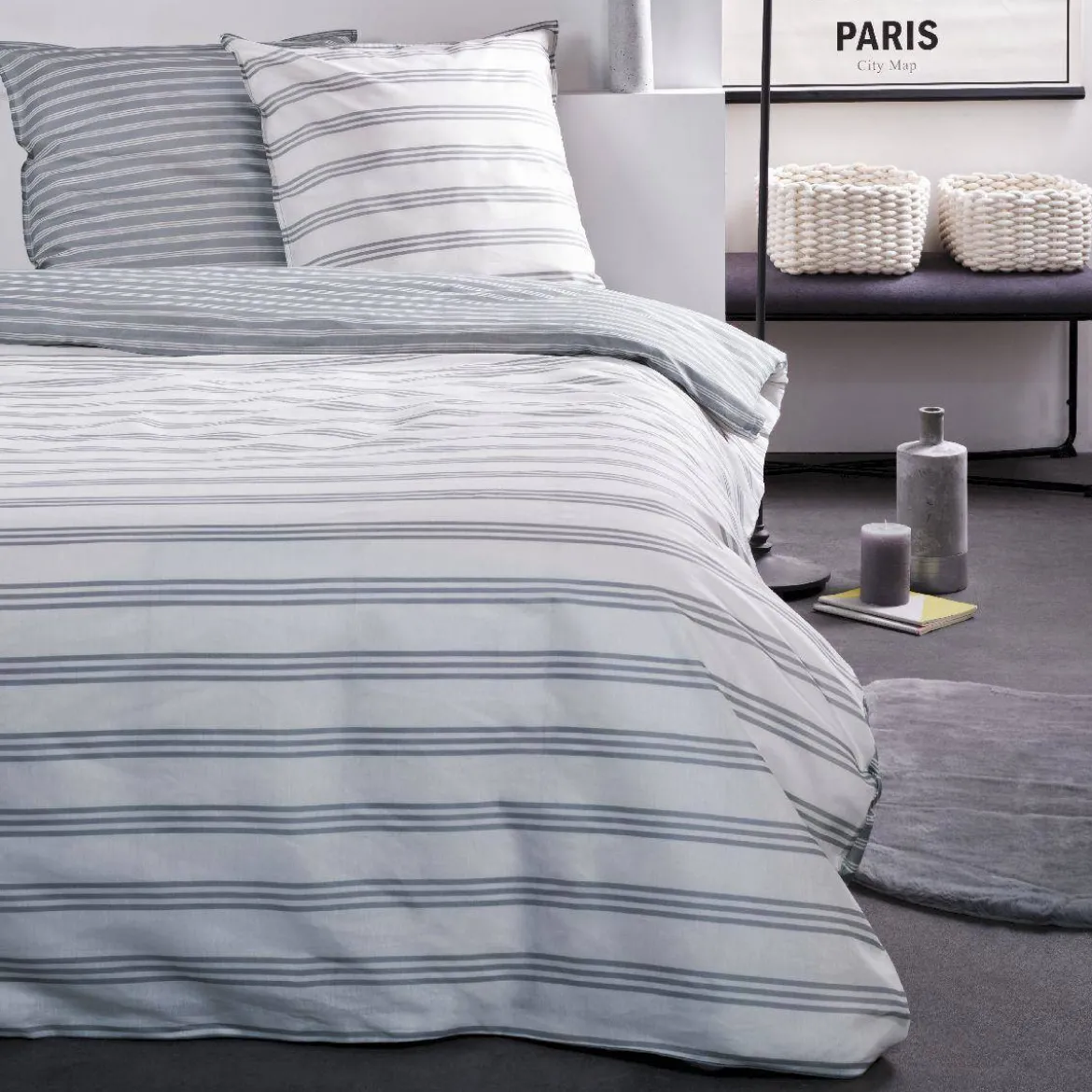 Pościel bawełniana Deco Pattern, dwustronna, 220 x 240 cm
