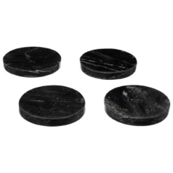Podkładki pod kubki MARBLE, Ø 10 cm, 4 sztuki