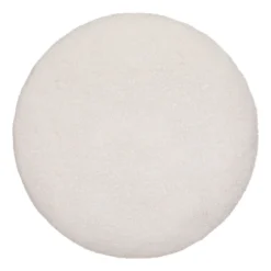 Poduszka dekoracyjna z efektem baranka, Ø 40 cm