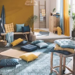 Poduszka dekoracyjna z frędzlami BORNEO, 50 x 30 cm
