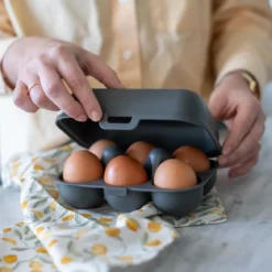 Pojemnik na jajka EGGS TO GO MINI, na 6 sztuk, KOZIOL