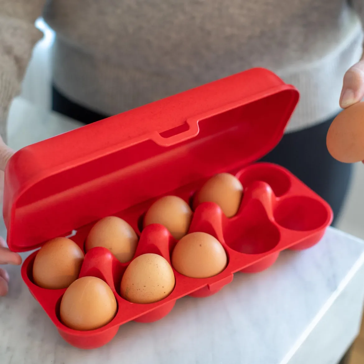 Pojemnik na jajka EGGS TO GO, na 10 jajek, KOZIOL