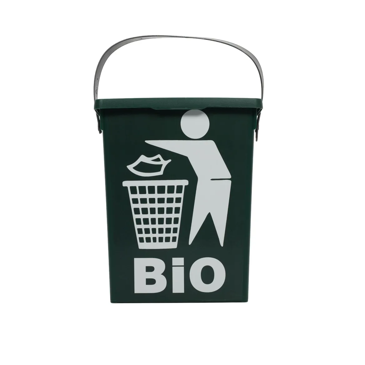 Pojemnik na odpady organiczne z logo BIO, z uchwytem, 5 l