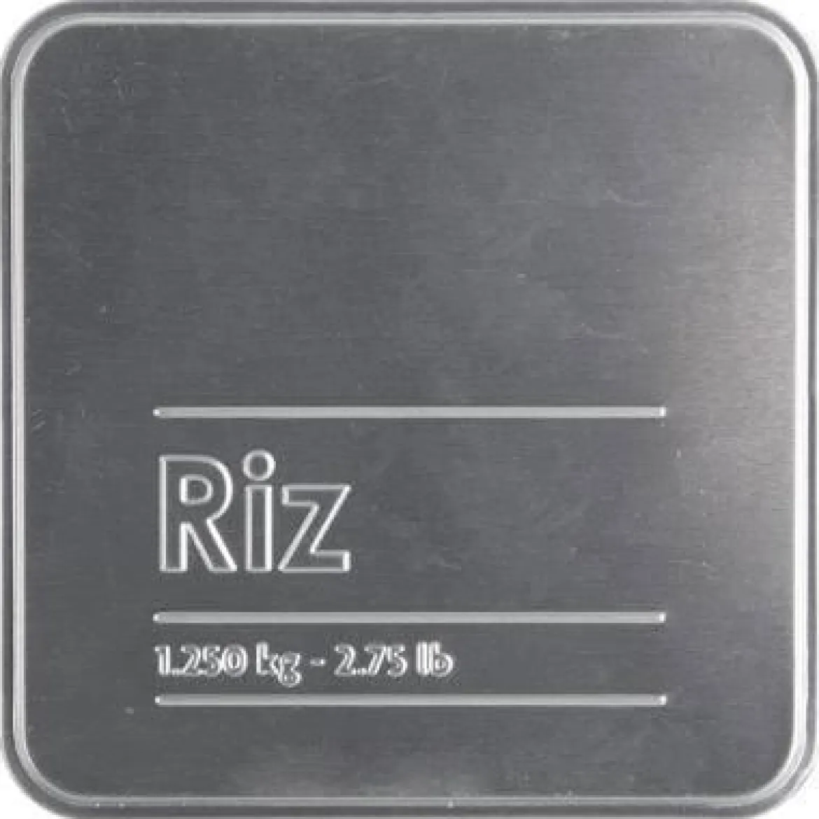 Pojemnik na ryż, 1,25 kg, metal