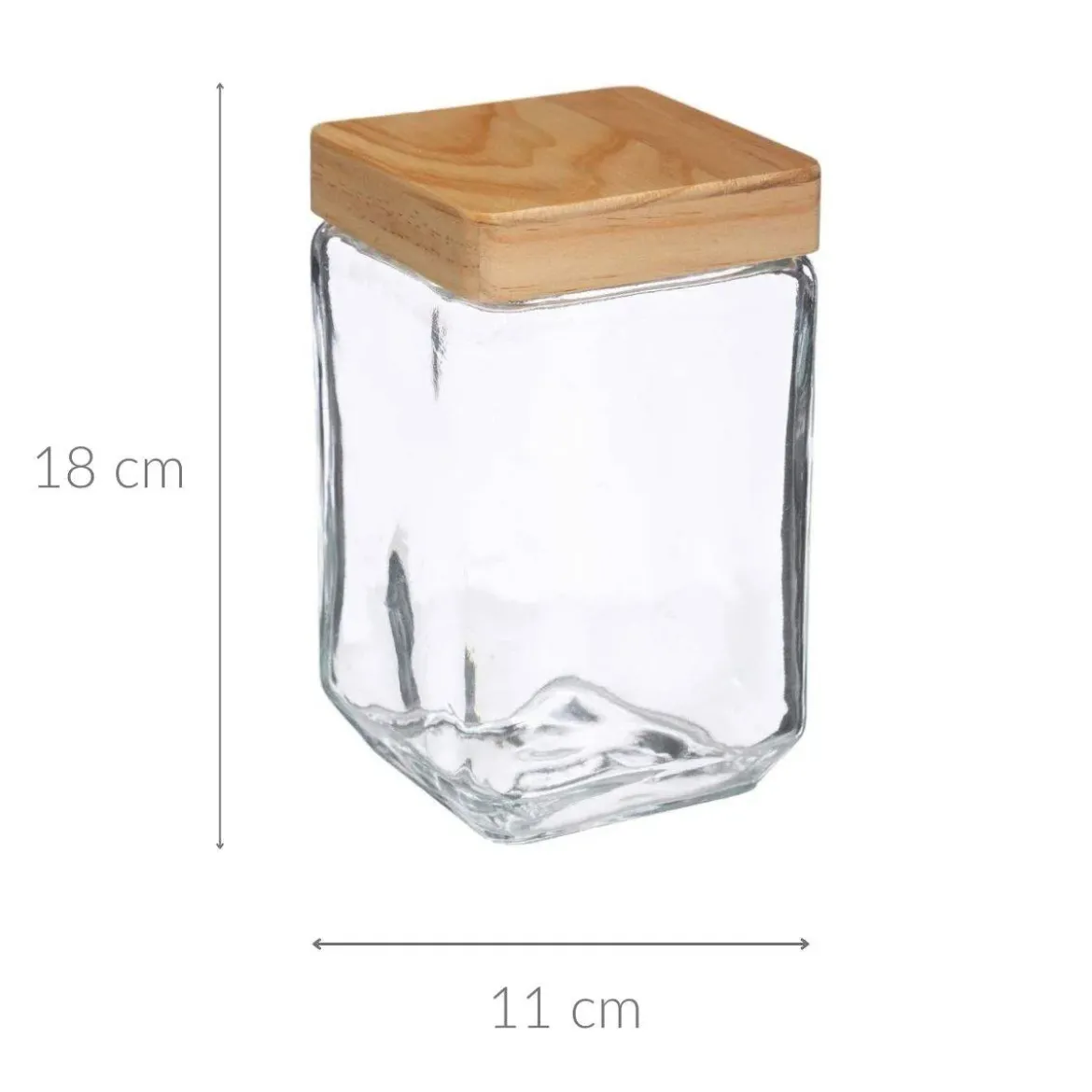 Pojemnik na sypkie produkty spożywcze, 1,7 L, szklany