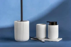 Pojemnik na szczoteczki do zębów BELLUNO, ceramiczny, Ø 8 cm, WENKO
