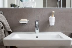 Pojemnik na szczoteczki do zębów MILAZZO, Vacuum-Loc - stal chromowana, WENKO