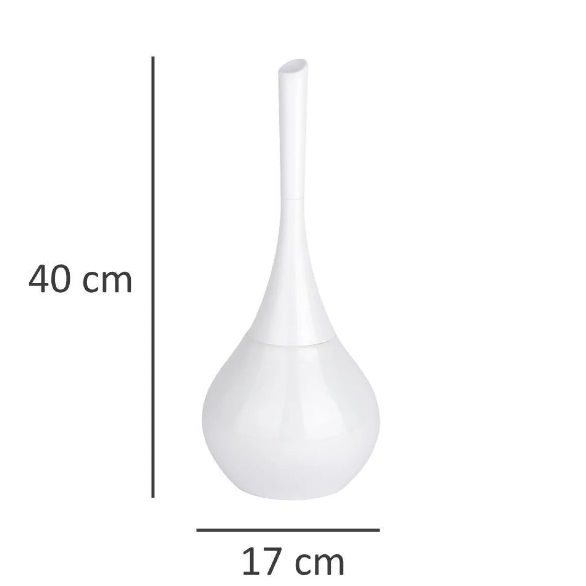 Pojemnik na szczotkę FLAKON + szczotka WC, WENKO